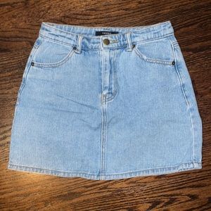 Forever21 jean skirt